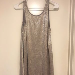 Silver sparkly dress